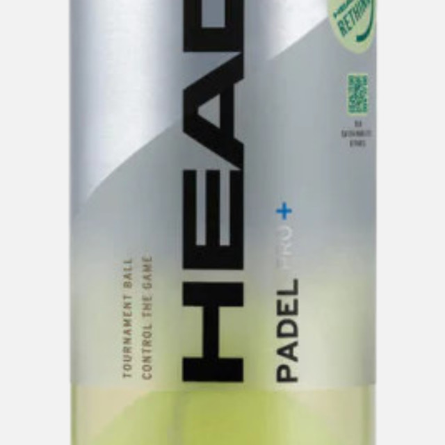 Head Padel Pro+ Can of 3 Padel Balls