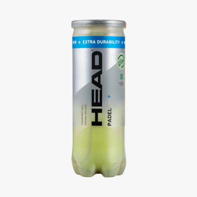 Head Padel Pro+ Can of 3 Padel Balls