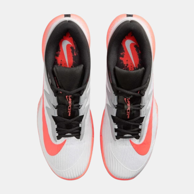 Nike Vapor Pro 3 HC Men's Tennis Shoe - White/Wolf Grey/Hot Lava