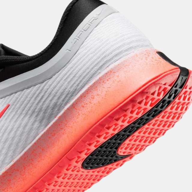 Nike Vapor Pro 3 HC Premium Men's Tennis Shoe - White/Wolf Grey/Hot Lava