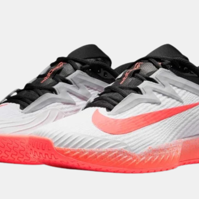 Nike Vapor Pro 3 HC Premium Men's Tennis Shoe - White/Wolf Grey/Hot Lava