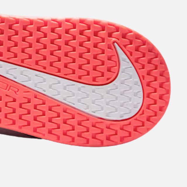 Nike Vapor Lite 3 HC Women's Tennis Shoes - White/Wolf Grey/Hot Lava