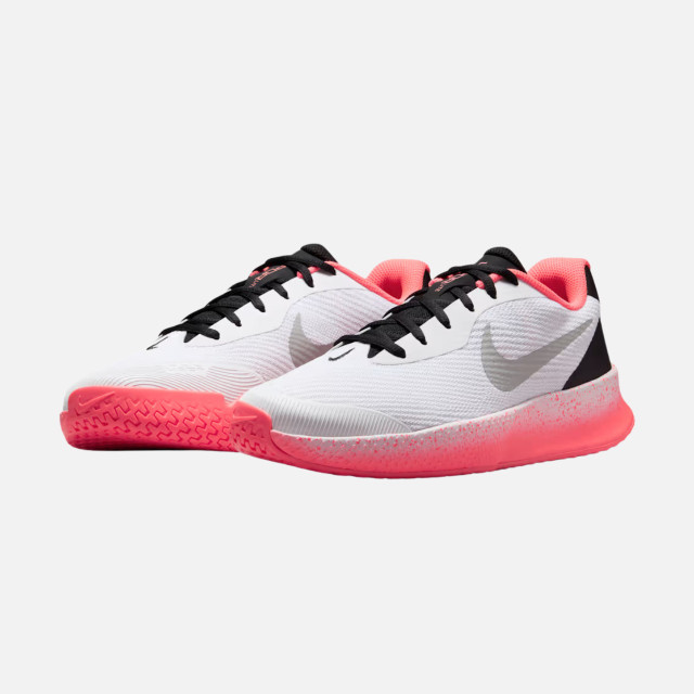 Nike Vapor Lite 3 HC Women's Tennis Shoes - White/Wolf Grey/Hot Lava