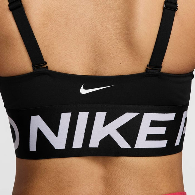 Nike Pro Indy Plunge Women's  Sports Bra - Black/White