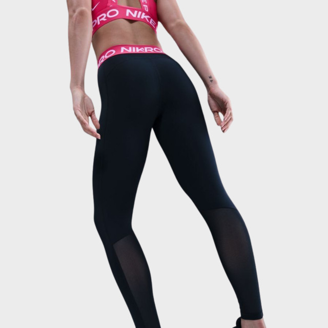 Nike Pro 365 Women's Leggings - Black/Rush Pink/White