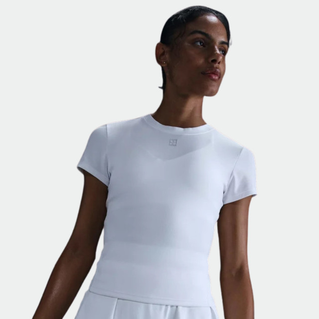 NikeCourt Advantage Women's Dri-FIT Short-Sleeve Tennis Top - White