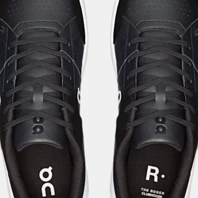 ON The Roger Clubhouse Men's Shoes - Black/White