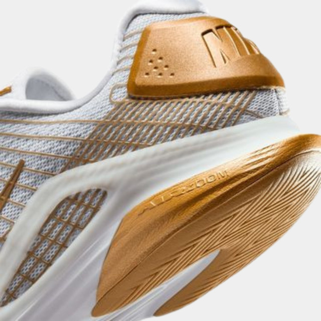 Nike Zoom Vapor 12 Hypersmash Men's Tennis Shoe's - White/Metallic Gold/Pure Platinum