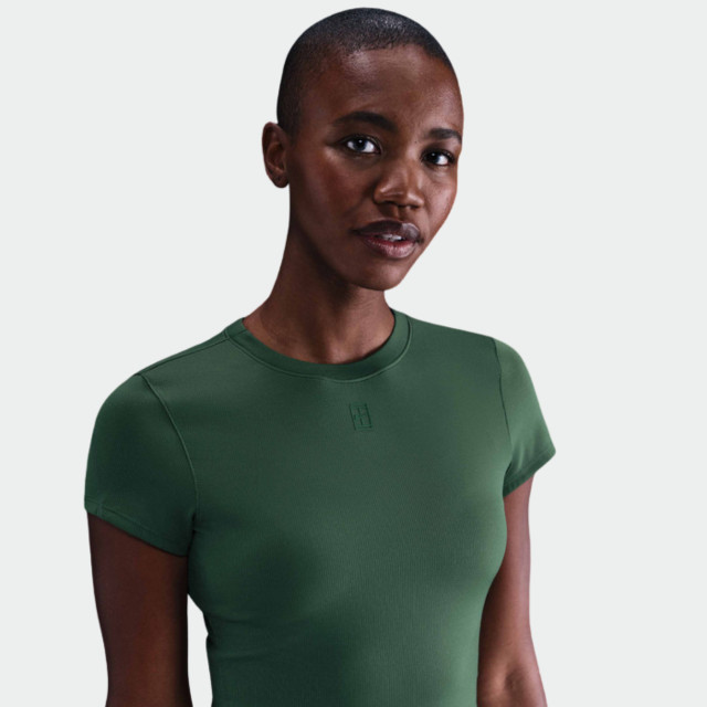 NikeCourt Advantage Women's Dri-FIT Short-Sleeve Tennis Top - Fir/Fir