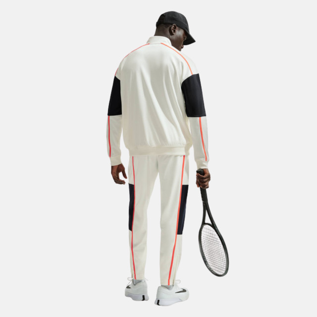 NikeCourt Heritage Men's Tennis Jackets - Sail/Turf Orange