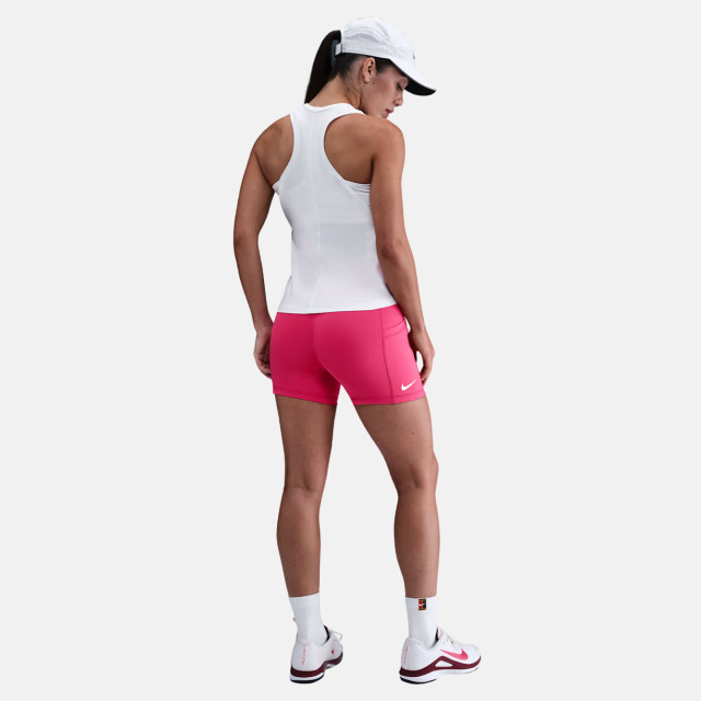 NikeCourt Women's Dri-FIT Tennis Shorts with Pockets - Rush Pink/White