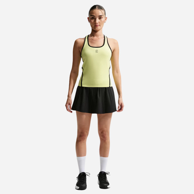 Nike Advantage Women's Tank Top -  Light Lemon Twist/Black