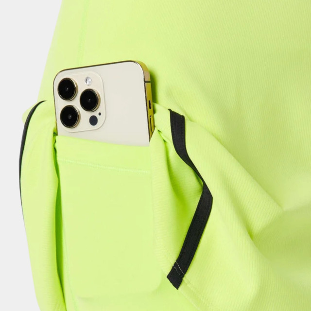 NikeCourt Slam Women's Dri-FIT High-Rise Tennis Skirt - Light Lemon Twist/Black