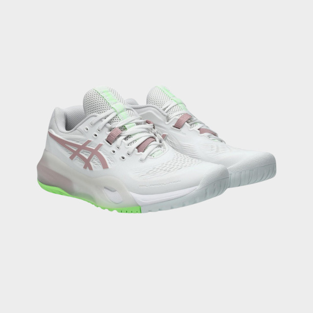 Asics Gel-Resolution X Women's Tennis Shoe - White/ Morganite