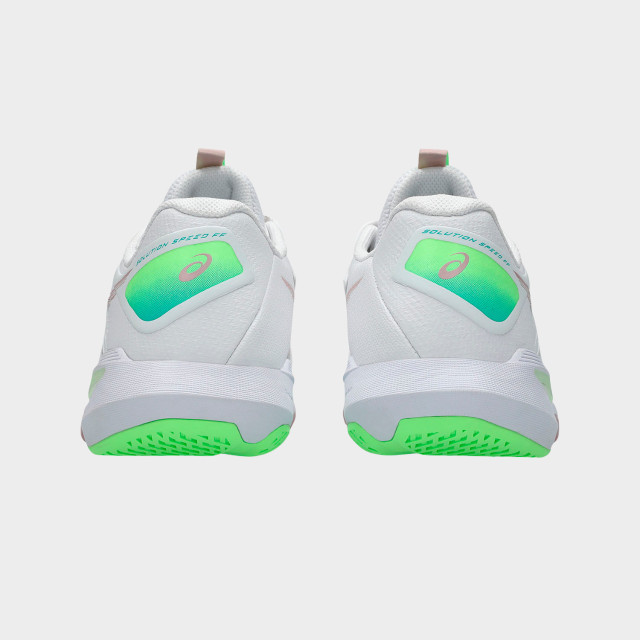 Asics Solution Speed FF 4 Women Tennis Shoes - White/ Morganite