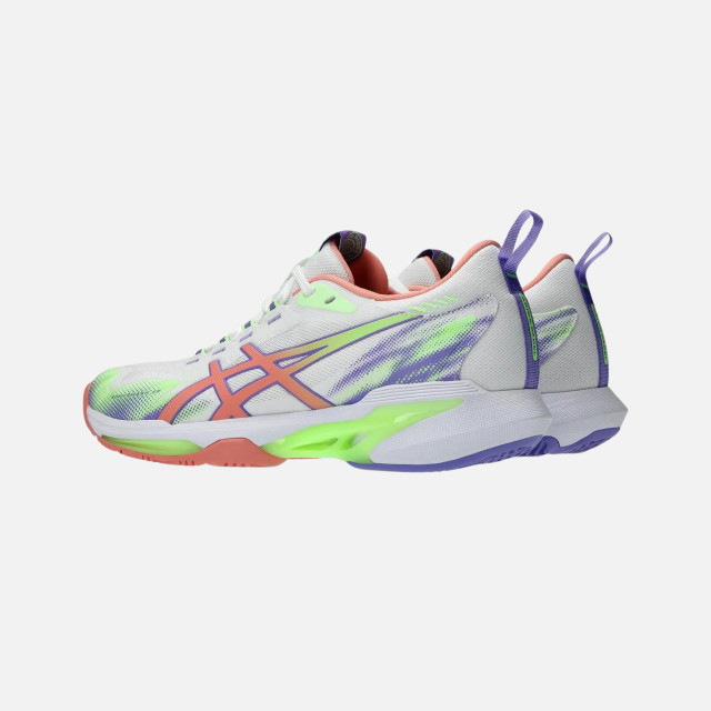 Asics Sonicsmash FF Women Padel Shoes - White/ Guava