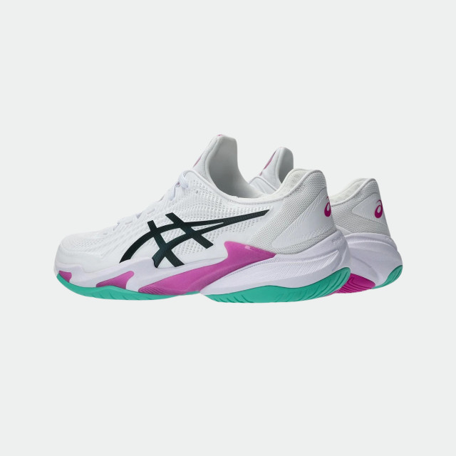 Asics Court FF 3 Men Tennis Shoes - White/ Digital Sakura