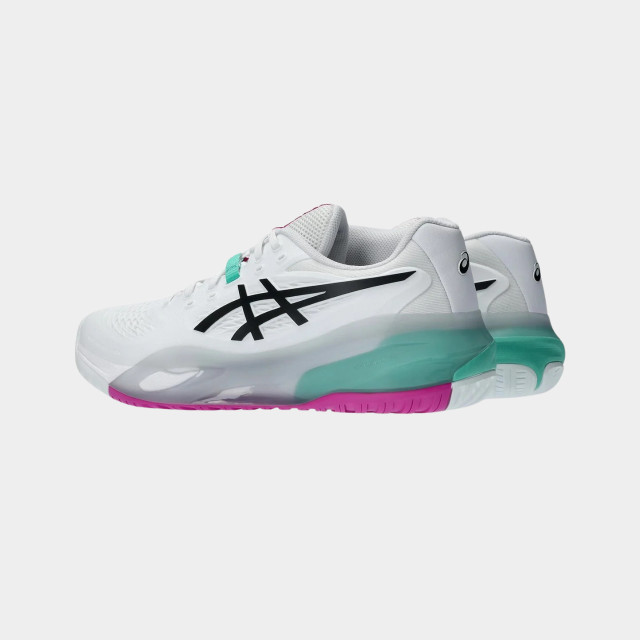Asics Gel-Resolution X Men Tennis Shoes - White/ Aurora Green