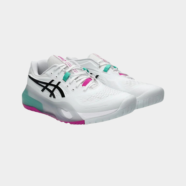 Asics Gel-Resolution X Men Tennis Shoes - White/ Aurora Green