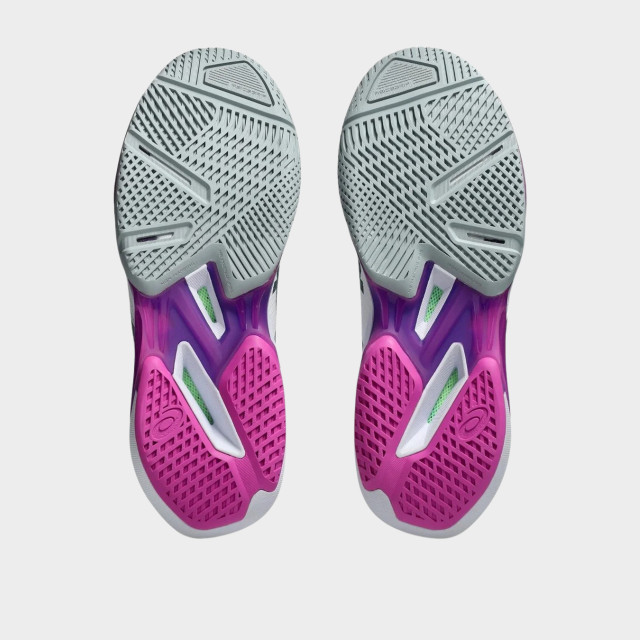 Asics Solution Speed FF 4 Men Tennis Shoes - White/ Digital Sakura