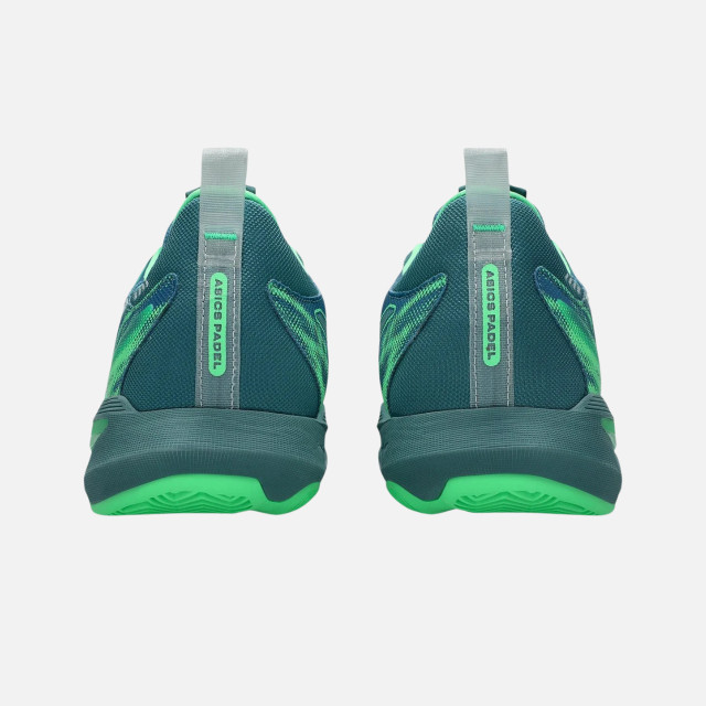 Asics Sonicsmash FF Men Padel Shoes- Saba Blue/ Vital Green