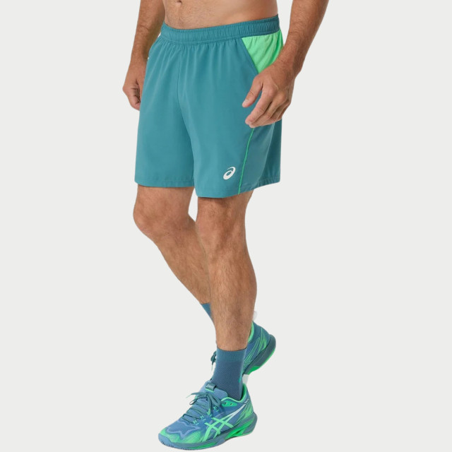 Asics Padel Court 7In Men Short - Misty Pine/ Vital Green