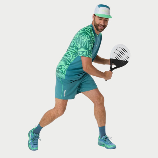 Asics Padel Court 7In Men Short - Misty Pine/ Vital Green