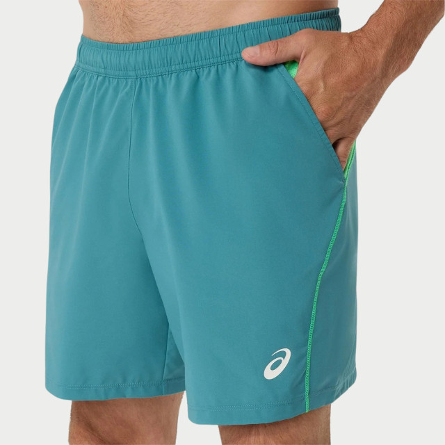 Asics Padel Court 7In Men Short - Misty Pine/ Vital Green