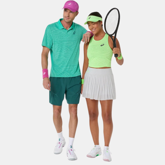 Asics Match Jacquard Polo SS Men's Polo - Aurora Green