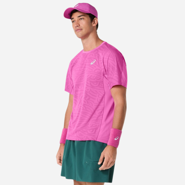 Asics Match Jacquard SS Men's T-Shirt - Digital Sakura