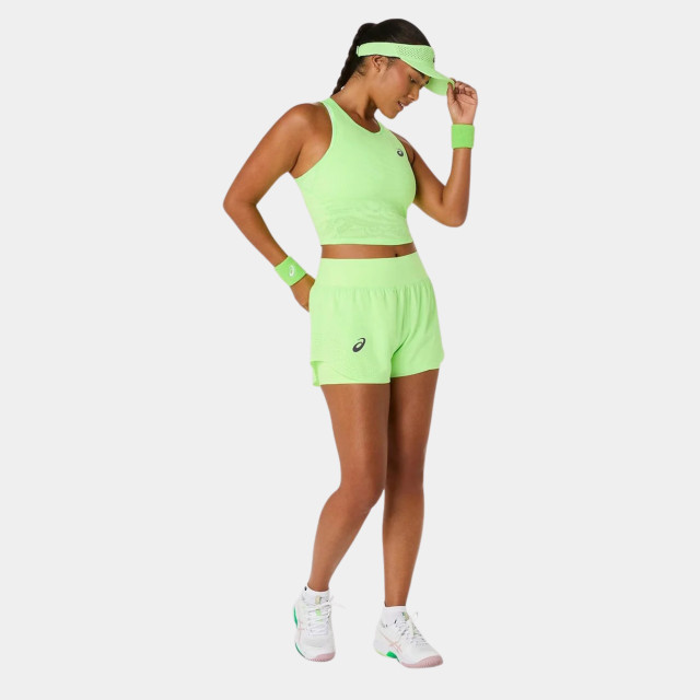 Asics Match Laser Cut Women Short - Illuminate Green