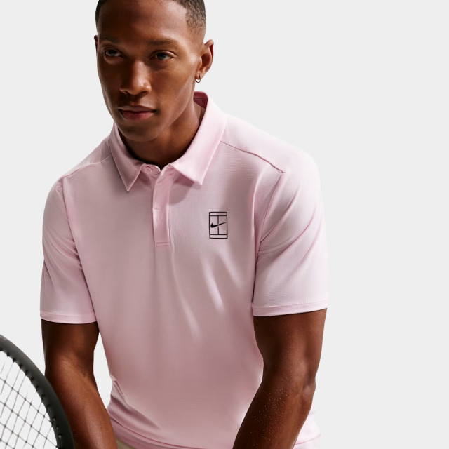 NikeCourt Advantage Men's NikeCourt Polo - Pink Foam/Black
