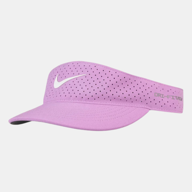Nike Dri-FIT ADV Ace Tennis Visor - Lt Magenta/ Anthracite/ White