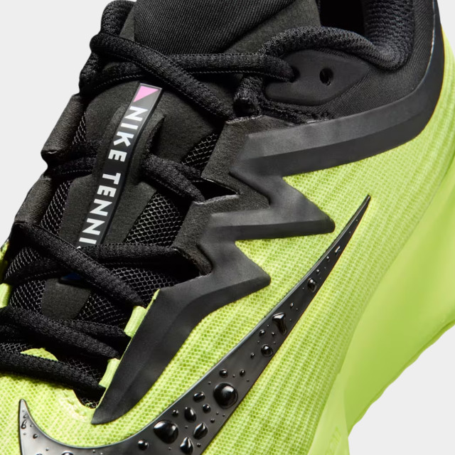 Nike Vapor Pro 3 Women's Hard Court Tennis Shoes -  Light Lemon Twist/Blue Ribbon Heather/Laser Fuchsia/Black