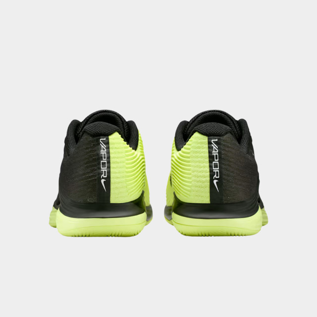 Nike Vapor 12 Women's Hard Court Tennis Shoes -  Black/Light Lemon Twist/Blue Ribbon Heather/White