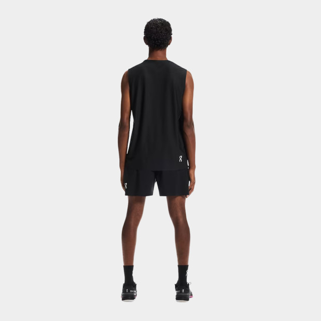 On Court Men's Tennis Tank - Black