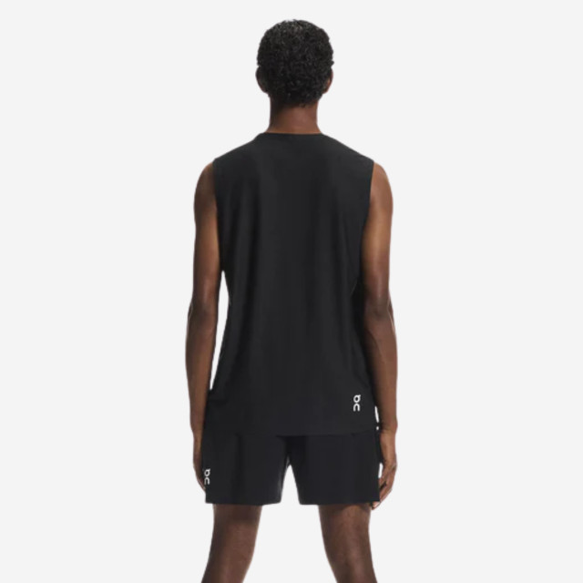 On Court Men's Tennis Tank - Black