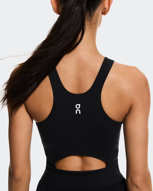 On Court  Women's Tennis Dress Split - Black