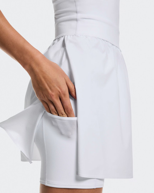 On Court  Women's Tennis Dress Split - White