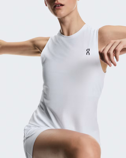 On Court Women's Tennis Tank - White