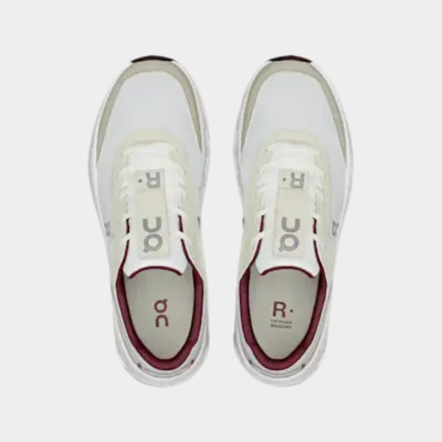 ON The Roger Wildcard Men's Shoes - Ivory/ Maroon
