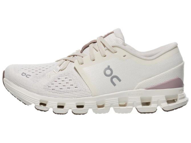 On Cloud X 4 Women's Shoes - Ivory/Heron