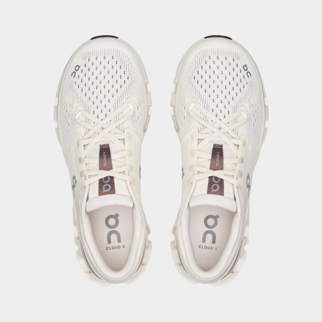 On Cloud X 4 Women's Shoes - Ivory/Heron