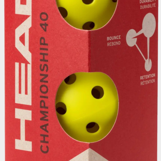 Head Championship 40 Outdoor 3pcs Pickleballs