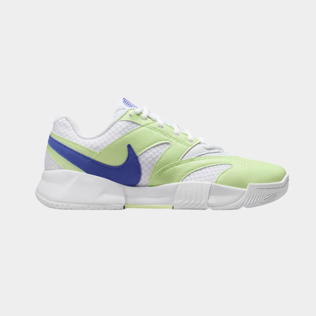 NikeCourt Lite 4 Women's Tennis Shoes -  White/ Light Liquid Lime/ Sapphire