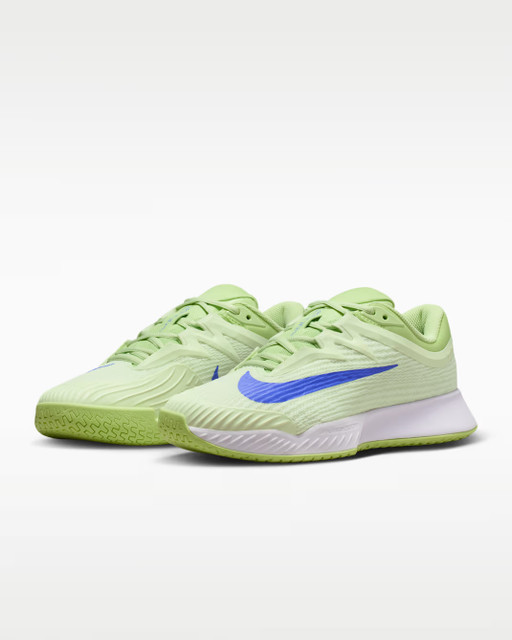 Nike Vapor Pro 3 Women's Hard Court Tennis Shoes - Volt Tint/ Lab Green/ White/ Sapphire