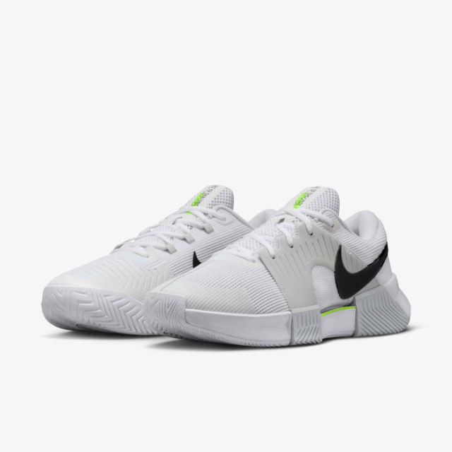 Nike GP Challenge 1.5 Men's Hard Court Tennis Shoes -  White/ Pure Platinum/ Volt/ Black