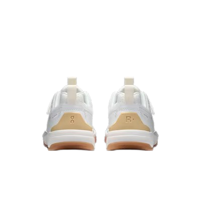 ON The ROGER Kids Tennis Shoes - White/ Blonde