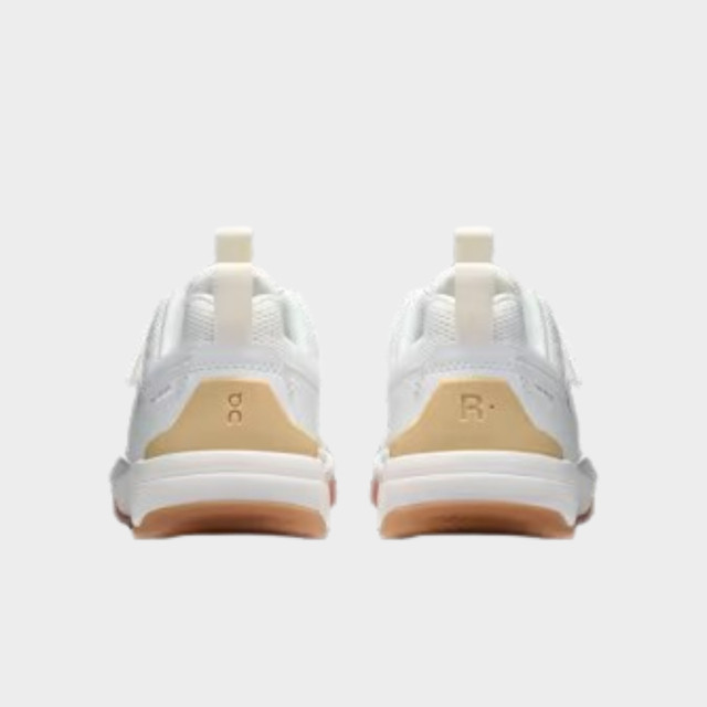 ON The ROGER Kids Tennis Shoes - White/ Blonde