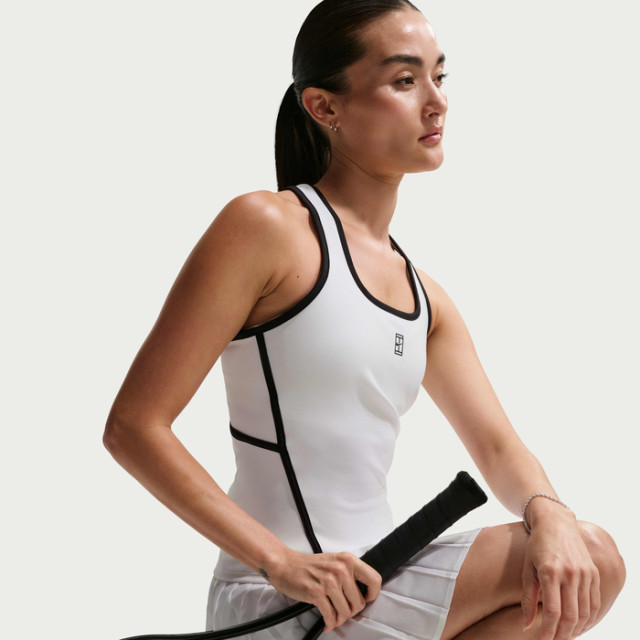 Nike Advantage Women's Tank Top - White/ Black